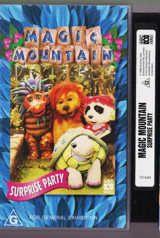 Magic Mountain Surprise Party - Abc For Kids - Vintage Vhs Video Tape 1998