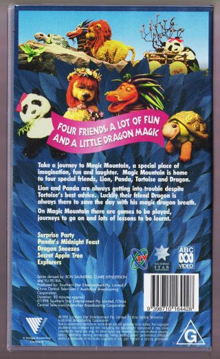 Magic Mountain Surprise Party - ABC for Kids - Vintage VHS Video Tape 1998 2