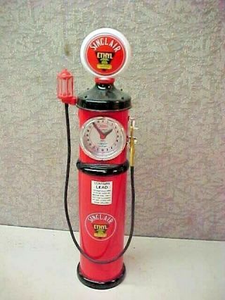 Vintage Sinclair Gas & Oil Cast Tokheim Gas Pump Bank Nib