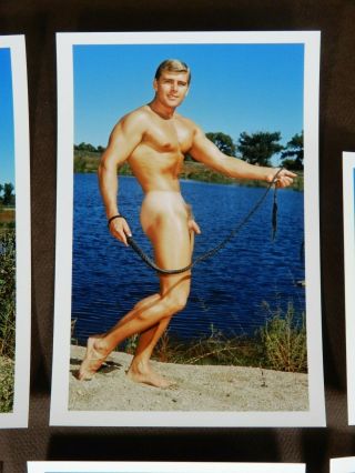 Color Male Nude Set,  Western Photography Guild,  Glen Hudson,  4x6 Prints
