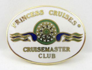 Princess Cruises Cruisemaster Club 1980s Lapel Pin Badge