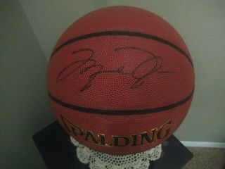 Michael Jordan Hand Signed Spalding Basketball - -