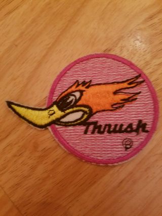 Thrush Mufflers Mr Horsepower Woody Woodpecker Vintage Jacket Shirt Hat Patch