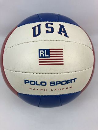 Vintage Ralph Lauren Polo Sport Usa Beach Indoor Volleyball 1996