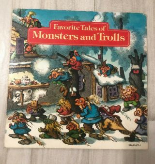 Vintage Children ' s Book FAVORITE TALES OF MONSTERS AND TROLLS John O ' Brien 2