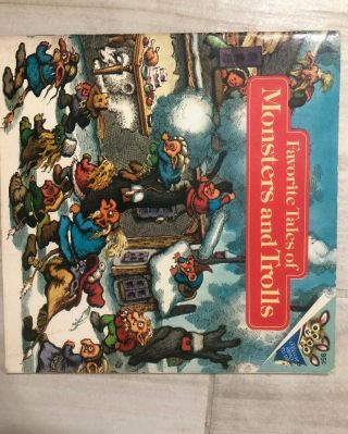 Vintage Children ' s Book FAVORITE TALES OF MONSTERS AND TROLLS John O ' Brien 3