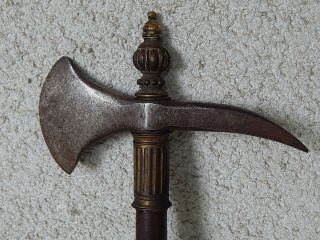 Antique Hussar War Hammer,  Mace Axe No Saber Sword Dagger 19th Century