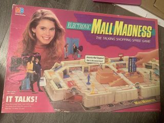 Vintage 1989 Milton Bradley Electronic Mall Madness