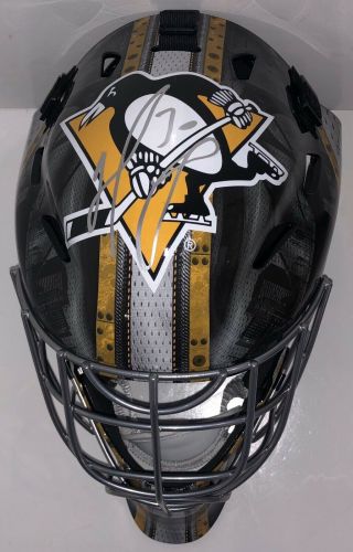 Matt Murray Signed Autographed Pittsburgh Penguins Full Size Goalie Mask Psa/dna