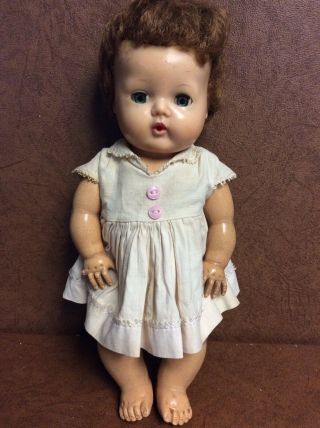 Vintage American Character Tiny Tears Doll 13 " High