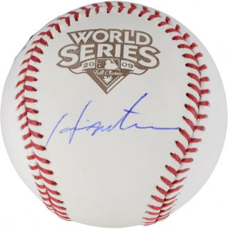 Hideki Matsui Ny Yankees Signed 2009 World Series Logo Baseball - Fanatics