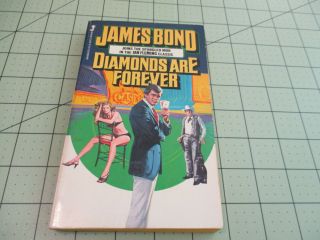 James Bond Diamonds Are Forever By Ian Fleming (1981) Ace Pb Great Gga Cover