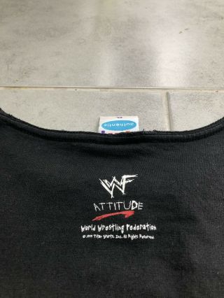 Vintage 1999 - WWF Attitude - T Shirt Vest Sz XL Wrestling WWE - AL SNOW GOT HEAD 2