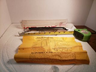 Vintage Suick Thiller Musky Lure With Container And Paperwork
