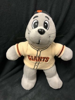 Lou Seal Sf San Francisco Giants Mascot Plush Stuffed Animal 9 Inches Tall