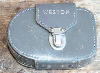 Vintage Weston Master Iv Universal Exposure Meter Model 745 With Leather Case