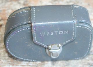 Vintage Weston Master IV Universal Exposure Meter Model 745 with Leather case 2