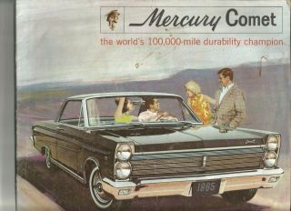 1965 Mercury Comet Dealer Sales Brochure
