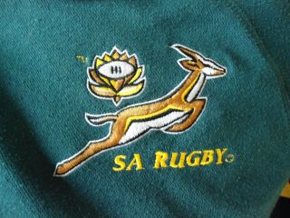 VINTAGE SOUTH AFRICA SPRINGBOKS CANTERBURY RUGBY JERSEY SHIRT SIZE LARGE 2