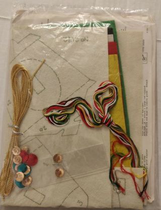 Vintage Bucilla Jeweled Needlework Kit Light Switch Covers Christmas Crafts 2172 2