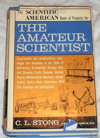 Vintage Book The Amateur Scientist By The Scientific American 1960 - 584 Pages