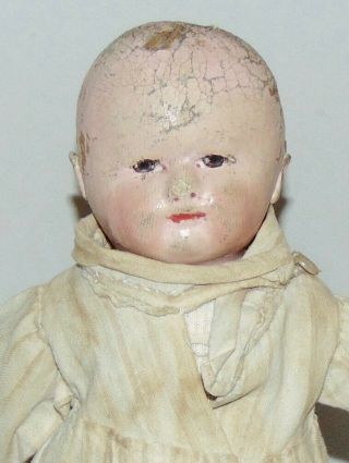 Early Antique Doll Martha Chase Stockinette American Little One