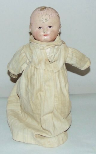 EARLY ANTIQUE Doll MARTHA CHASE Stockinette AMERICAN Little One 2