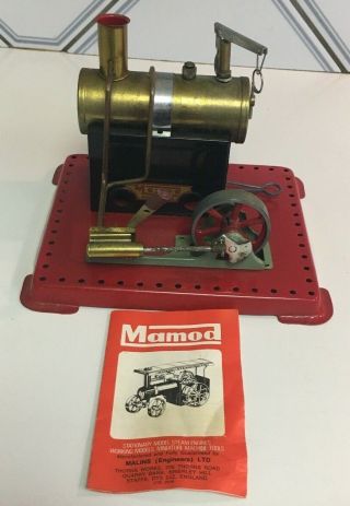 Mamod Vintage Stationary Model Steam Engine Model Miniature Machine Tool