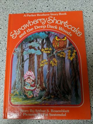 Vintage Strawberry Shortcake And The Deep Dark Woods Book 1983