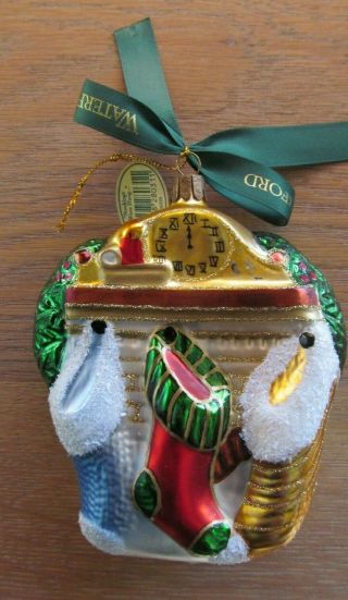 Vintage 1999 Waterford Holiday Heirlooms Christmas Ornament Stockings Were Hung