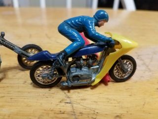 Vintage Mattel Hot Wheels Rrrumblers Motorcycle RIP Snorter Torque Chop Rider 2