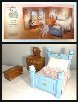 " Angelina Ballerina " Complete Set Cottage Bedroom Furniture " American Girl " 7pc