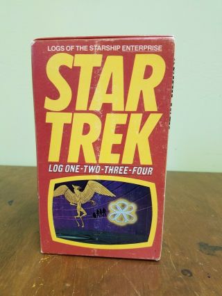 Vintage 1970s Star Trek Log Books 1 - 4 Boxed Set