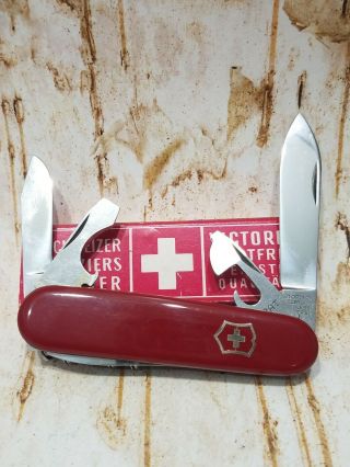 Vintage Swiss Army Knife Victorinox Officer Suisse With Box