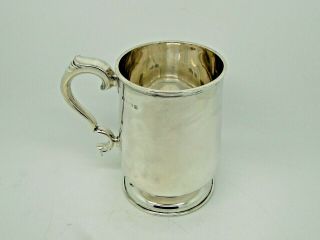 Antique Silver Pint Mug / Tankard Birmingham 1926 – Elkington & Co Ltd 328g