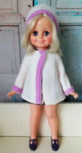 Ideal Toy Velvet Doll Chrissy’s Cousin Outfit 1960s Vintage Hair Grows