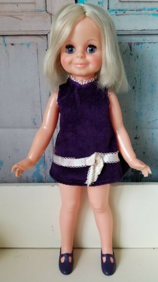 Ideal Toy Velvet Doll Chrissy’s Cousin Outfit 1960s Vintage Hair Grows 2