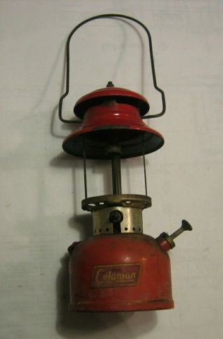Vintage 1958 Coleman 200a Lantern Red