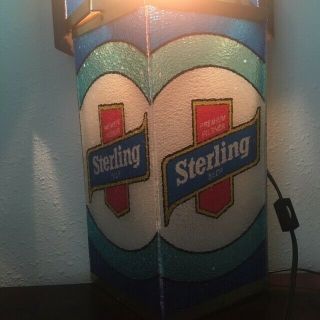 Vintage Sterling Beer Lights (set Of Two) -