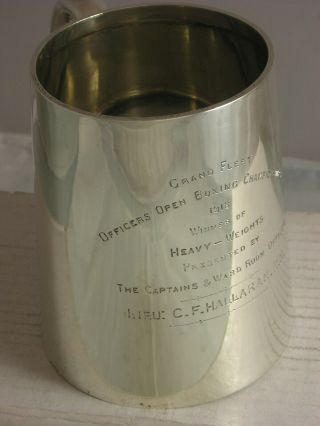 1933 Silver Art Deco Christening Mug 377 Grams Emile Viner