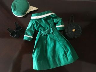 Vintage 1950’s Deluxe Reading Candy Fashion Doll Green Dress & Xtras