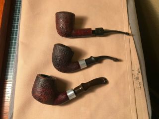 Three (3) Humbry Briar Vintage Tobacco Pipe 
