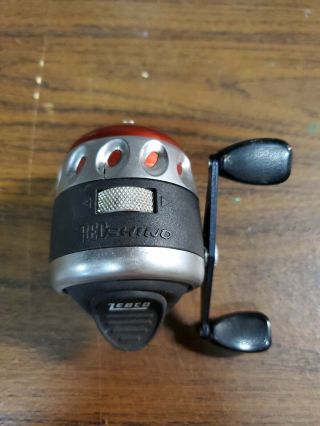 Vintage Zebco Red Rhino Casting Reel Made In Usa