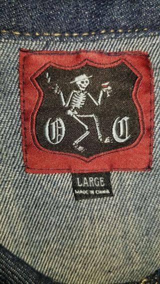 SOCIAL DISTORTION Extremely Rare Denim Vest Shirt Large Punk vintage 3
