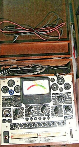Vintage Precision Apparatus Series 920 Electronamic Tube And Set Tester Dynamic
