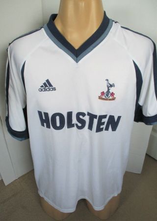 Tottenham Hotspur Vintage 1991 Holsten Sponsor Adidas Home Shirt Adult Large