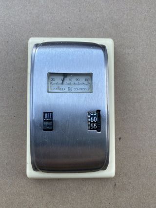 Vintage General Controls Thermostat Mcm Mid Mod Steam Punk Retro