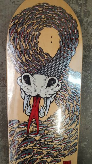 Vintage 1991 Powell Peralta Mike McGill Serpent Skateboard NATURAL 3