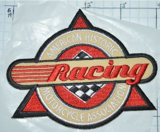 American Historic Motorcycle Association Racing Patch