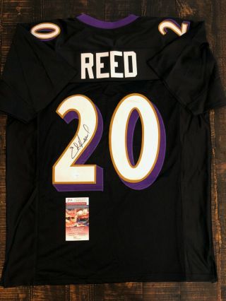 Ed Reed Signed Baltimore Ravens Jersey W/ Jsa